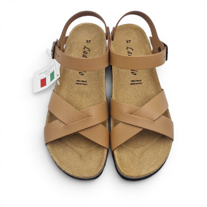 Sandalo Donna Morbicomoda Incrocio Biscotto