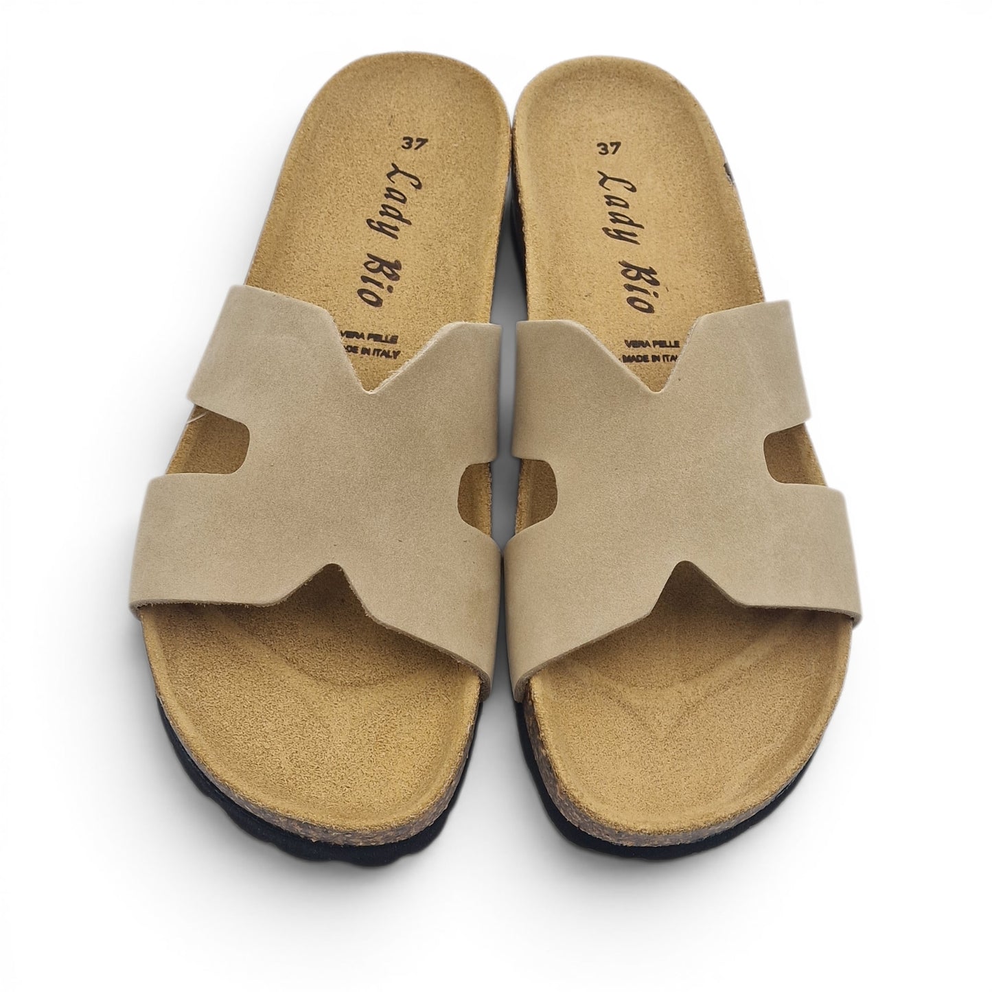 Sandalo Donna scalzato Morbicomoda H Beige