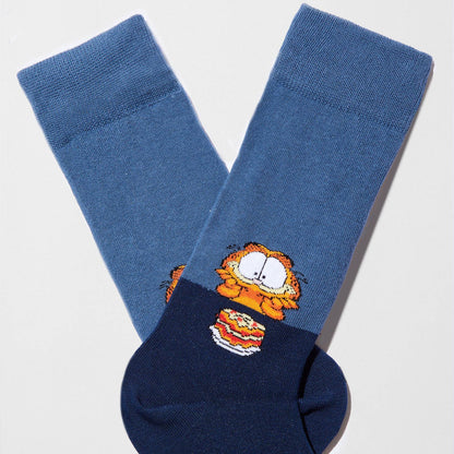 BeGarfield Lasagna - Calzini in Cotone 100% Biologico: Taglia 41/46
