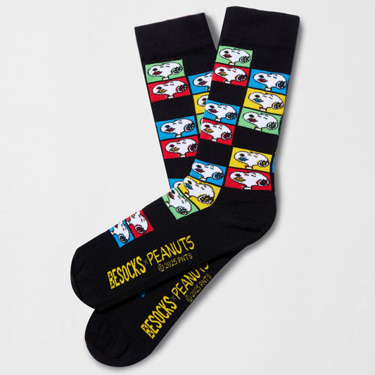 BeSnoopy PopArt - Calzini in Cotone 100% Biologico: Taglia 36/40 - 41/46