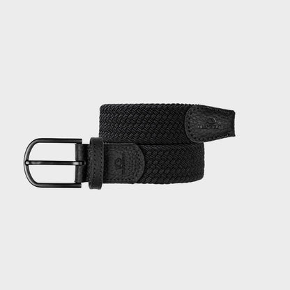 Cintura intrecciata elastica nera
