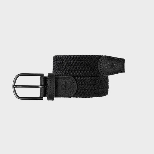 Cintura intrecciata elastica nera