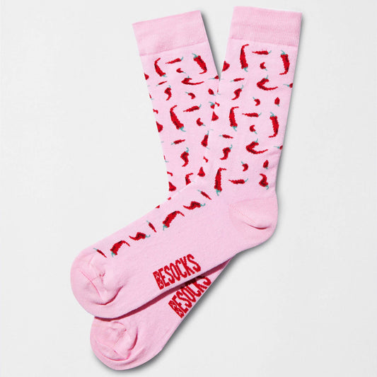 BeChilli Pink - Calzini in Cotone 100% Biologico: Taglia 36/40