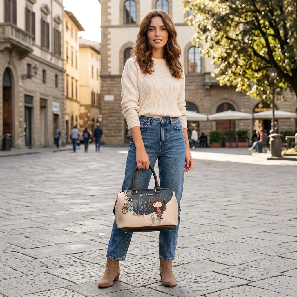 Borsa Bowling Donna Anekke Tulip in Ecopelle con Tracolla