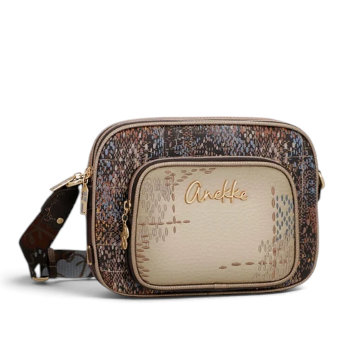 Borsa a Tracolla Donna Anekke Blossom in Ecopelle con Tasca Frontale