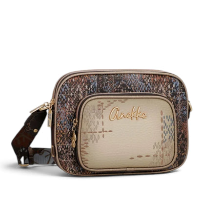 Borsa a Tracolla Donna Anekke Blossom in Ecopelle con Tasca Frontale