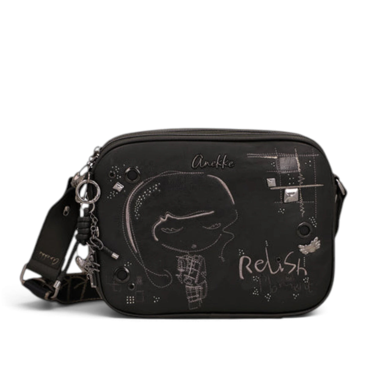 Borsa a Tracolla Donna Anekke Iron in Ecopelle