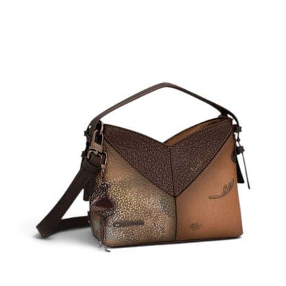 Borsa Donna Anekke Voyage in Ecopelle Manico Corto e Tracolla