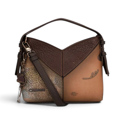 Borsa Donna Anekke Voyage in Ecopelle Manico Corto e Tracolla