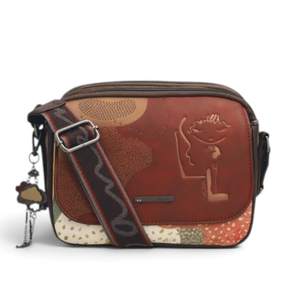 Borsa a Tracolla Donna Anekke Odyssey in Ecopelle con Patta