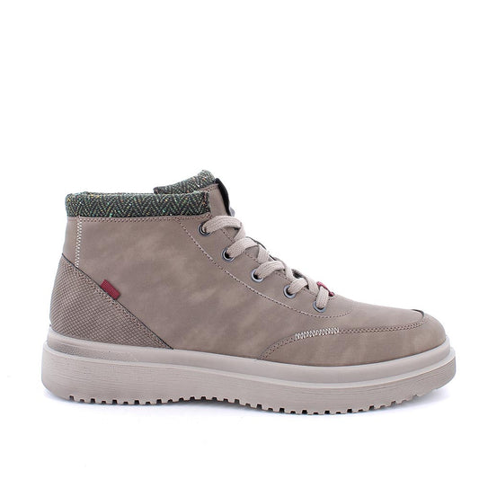 Sneaker Stivaletto Uomo Igi&Co in Pelle Fango