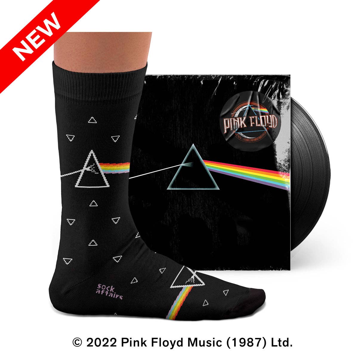 Calzini in Cotone Pink Floyd Dark Side of the Moon - Taglia 36/40 - 41/46