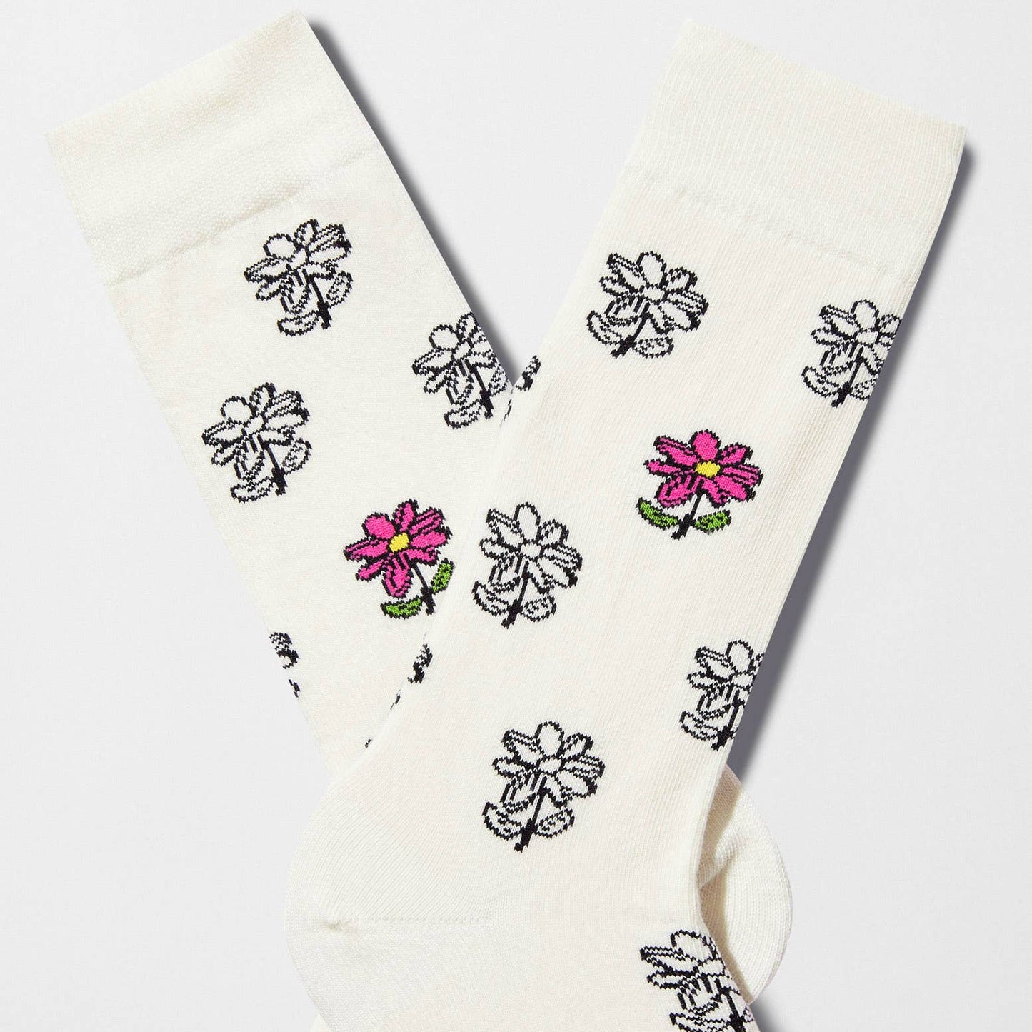 Calzini BeFlower - Calzini in Cotone 100% Biologico: Beige - Taglia 36/40