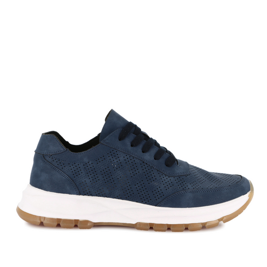 Sneakers Uomo Grunland traforate Blu
