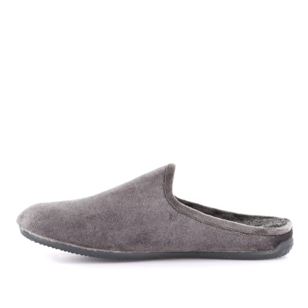 Pantofola Uomo Grunland in tessuto Grigio