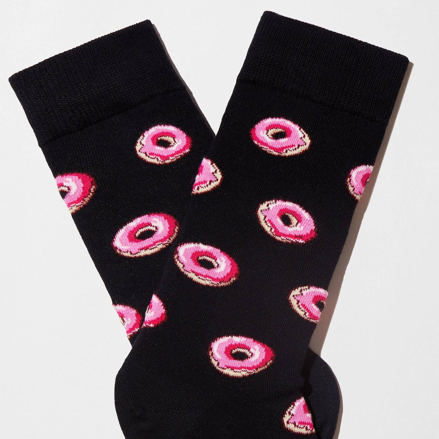 BeDonut Black - Calzini in Cotone 100% Biologico: Taglia 41/46
