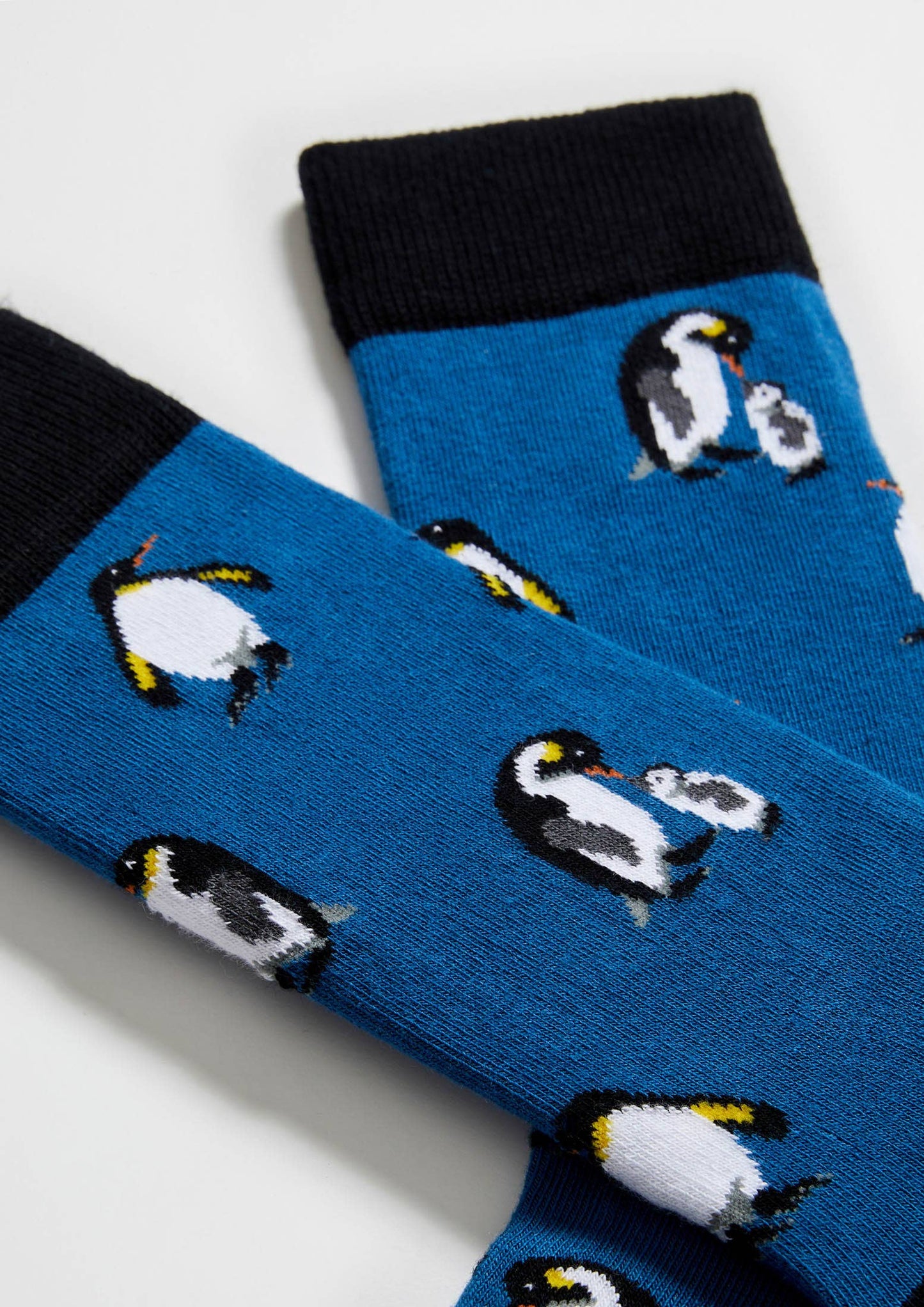 BePenguin Blu - Calzini in Cotone Biologico al 100%: Blu - Taglia 41/46