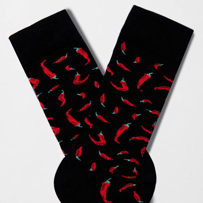 BeChilli Black - Calzini in Cotone 100% Biologico: Taglia 36/40 - 41/46