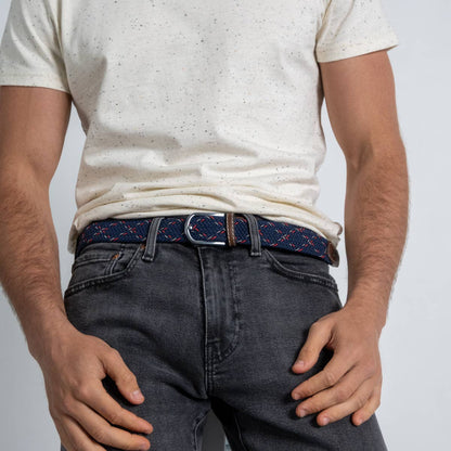 Cintura elastica intrecciata Oxford