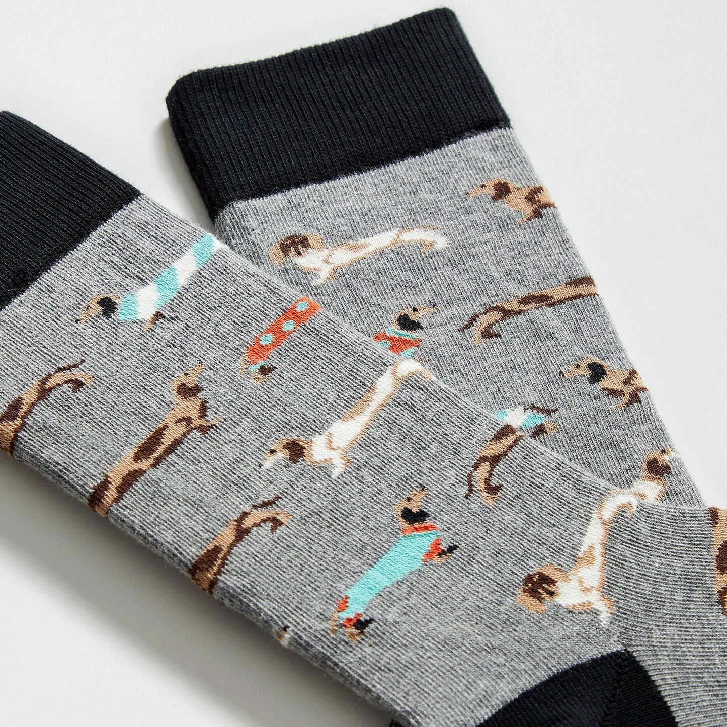 BePets Grigio - Calzini in cotone Biologico 100%: Taglia 41/46