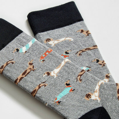 BePets Grigio - Calzini in cotone Biologico 100%: Taglia 41/46