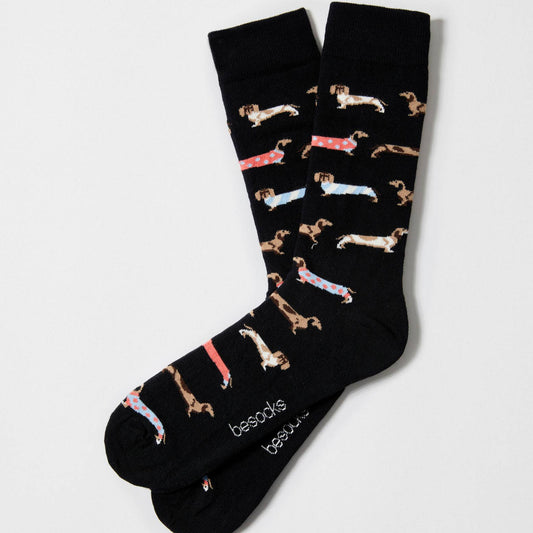 BePets Black - Calzini in Cotone Biologico 100%: Nero - Taglia - 41/46