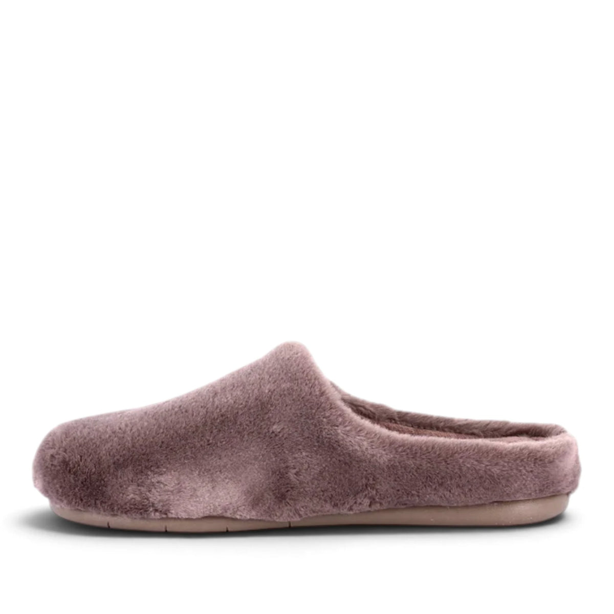 Pantofola Donna Grunland in Morbido Peluche Taupe
