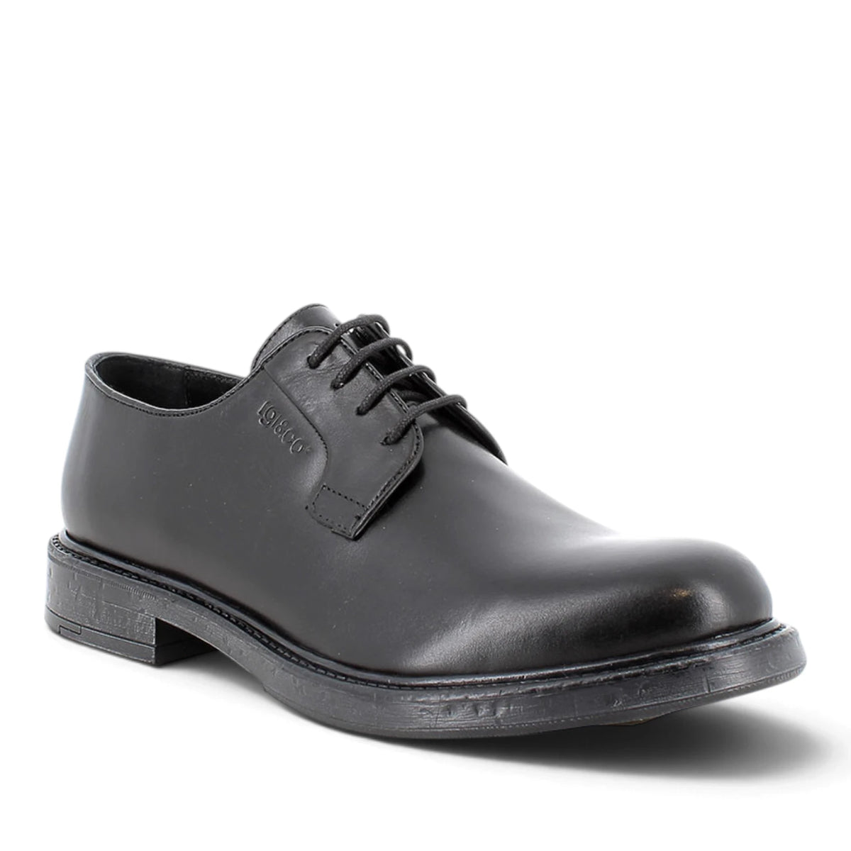Derby Uomo IGI&CO in Pelle Nera Liscia