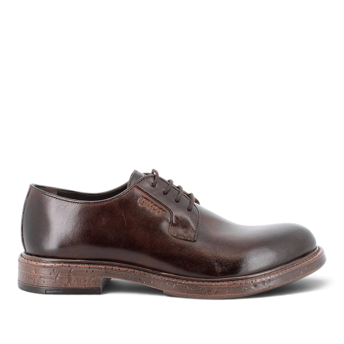 Derby Uomo IGI&CO in Pelle Moro Liscia