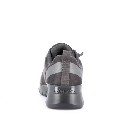 Sneakers Donna Grunland Antracite con laccio elastico