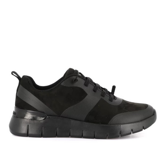 Sneakers Donna Grunland Nero con laccio elastico