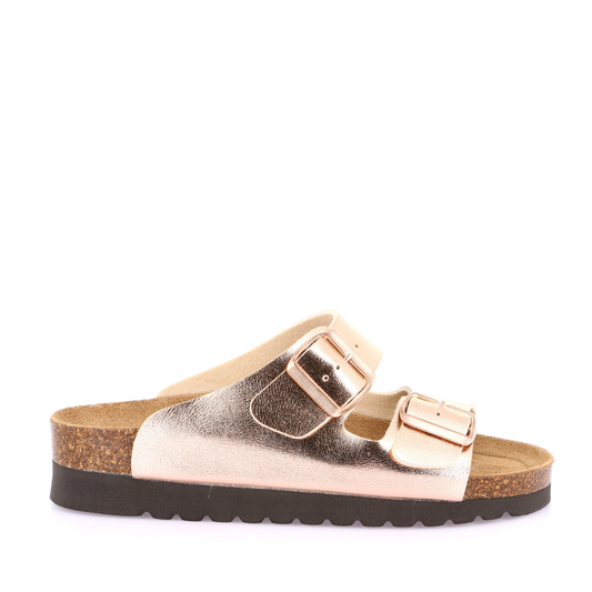 Scalzato Donna Grunland doppia fascia Rame