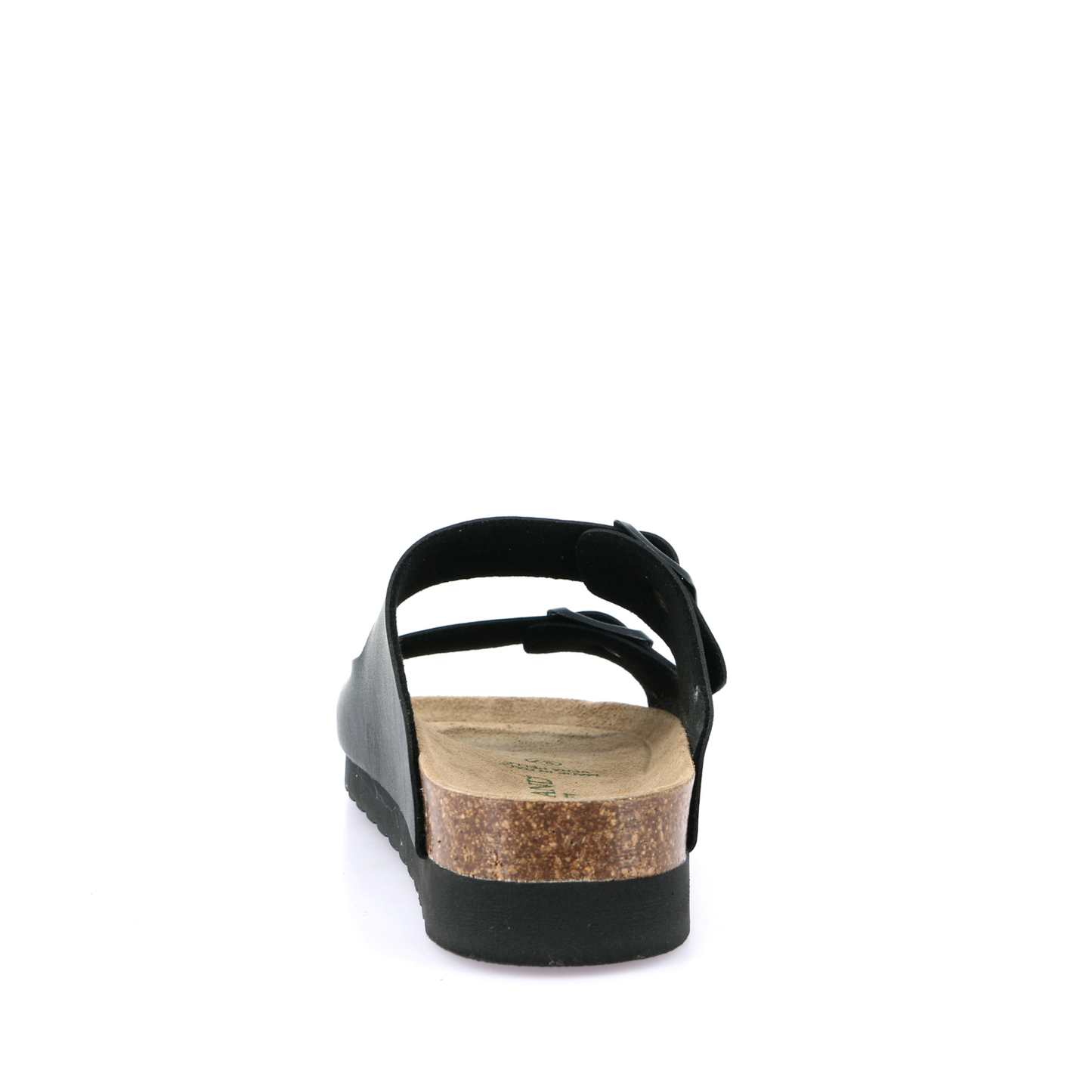Scalzato Donna Grunland doppia fascia Nero