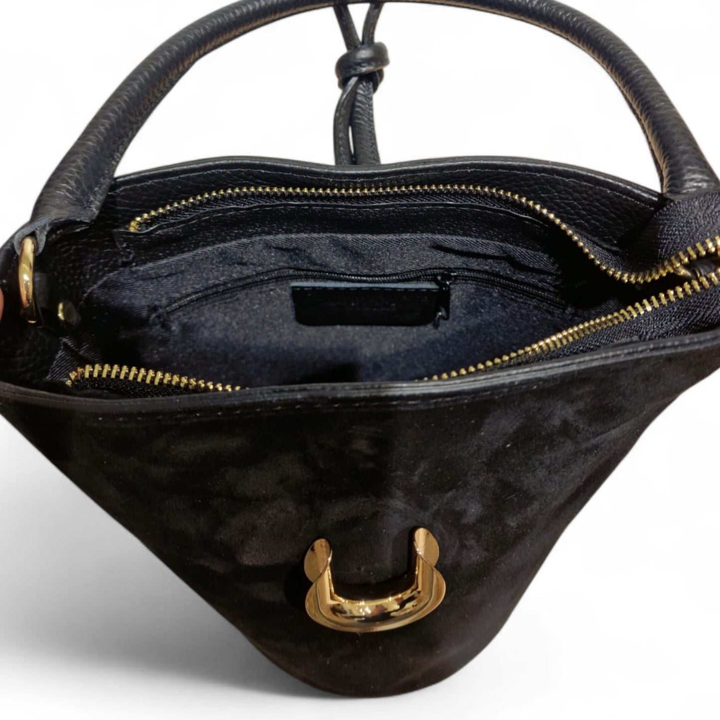 Secchiello in Pelle Scamosciata Alice