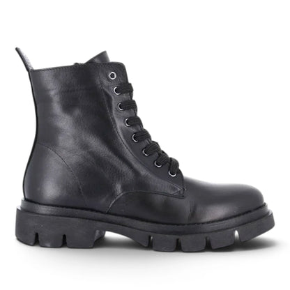 Anfibio Donna Grunland in Morbida Pelle Nero con zip