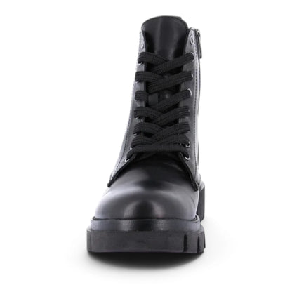 Anfibio Donna Grunland in Morbida Pelle Nero con zip