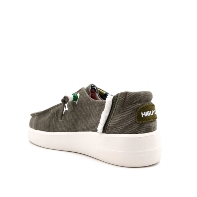 Mocassino Donna in Tessuto Verde Stone