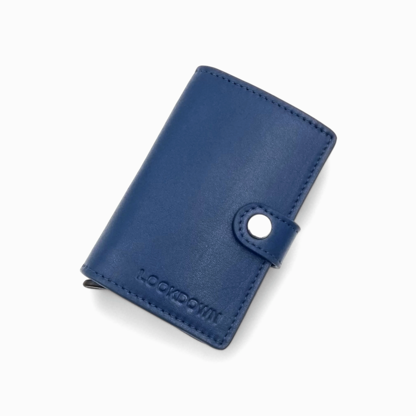 Wallet in Pelle Blu