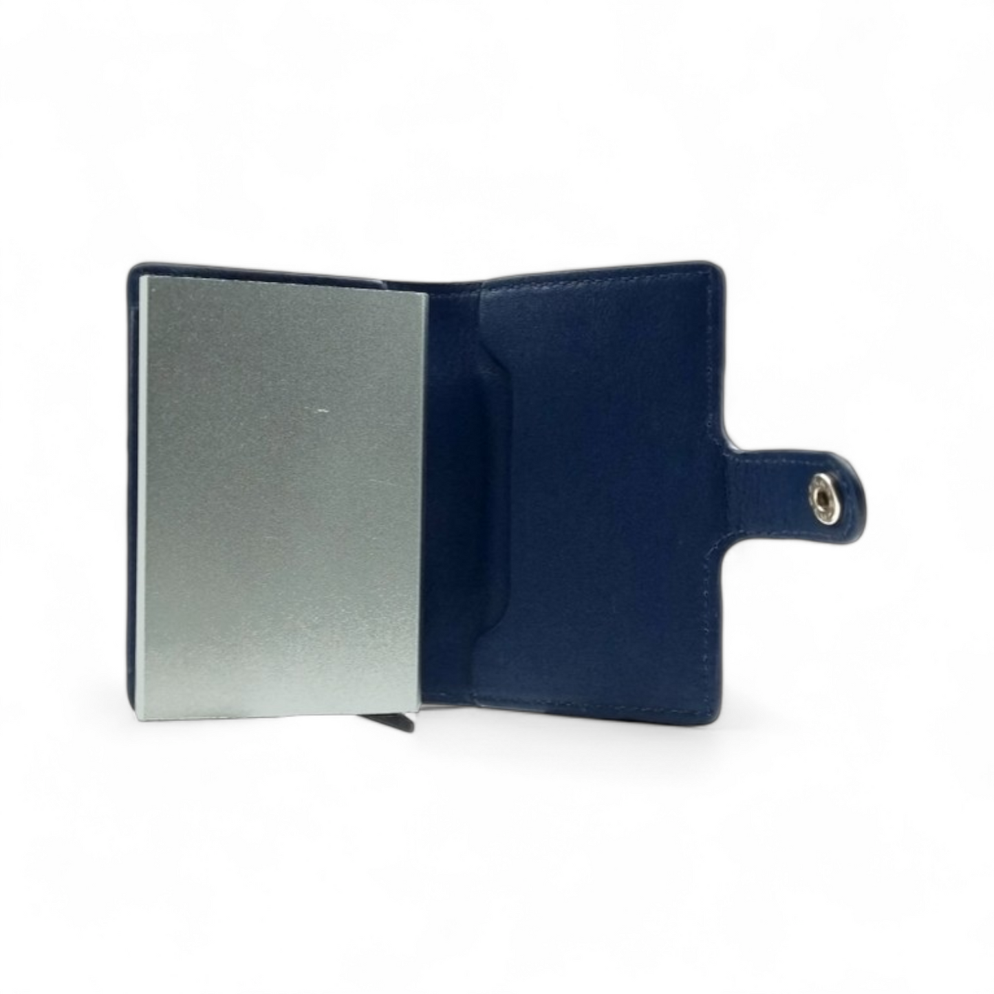 Wallet in Pelle Blu