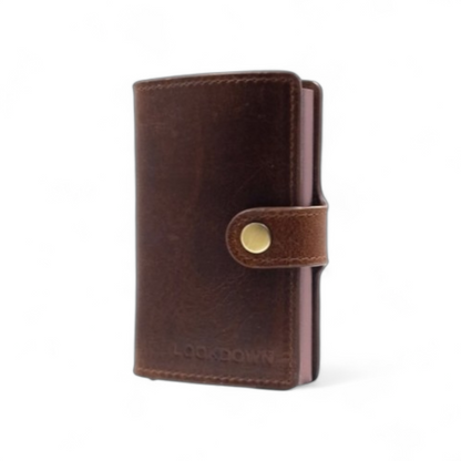 Wallet in Pelle Savage Cuoio