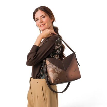 Borsa Donna  a Spalla Anekke Voyage in Ecopelle con Tracolla