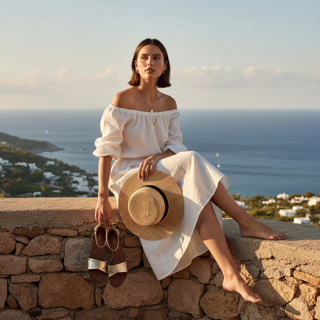 Sandalo Donna Scarpine Italiane Risvolto in Pelle Platino con Sottopiede Imbottito