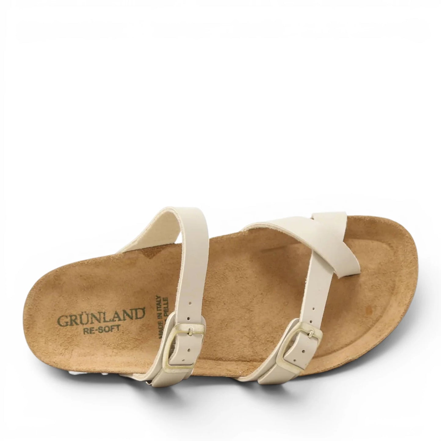 Sandalo Scalzato Donna Grunland Infradito Beige