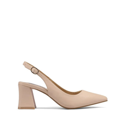 Décolleté Chanel Donna Nude tacco doppio