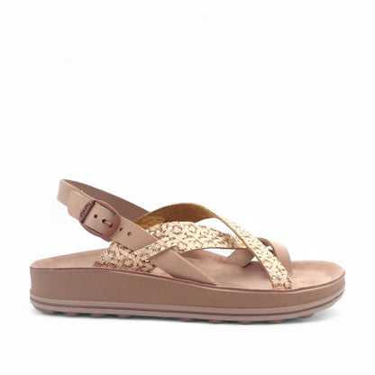 Sandalo Donna Fantasy Sandals Elinor Oro Rosa