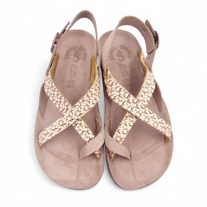Sandalo Donna Fantasy Sandals Elinor Oro Rosa