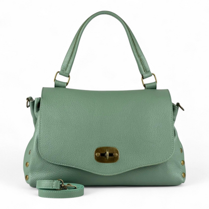 Borsa a Mano Postina in Pelle Susy con Borchie