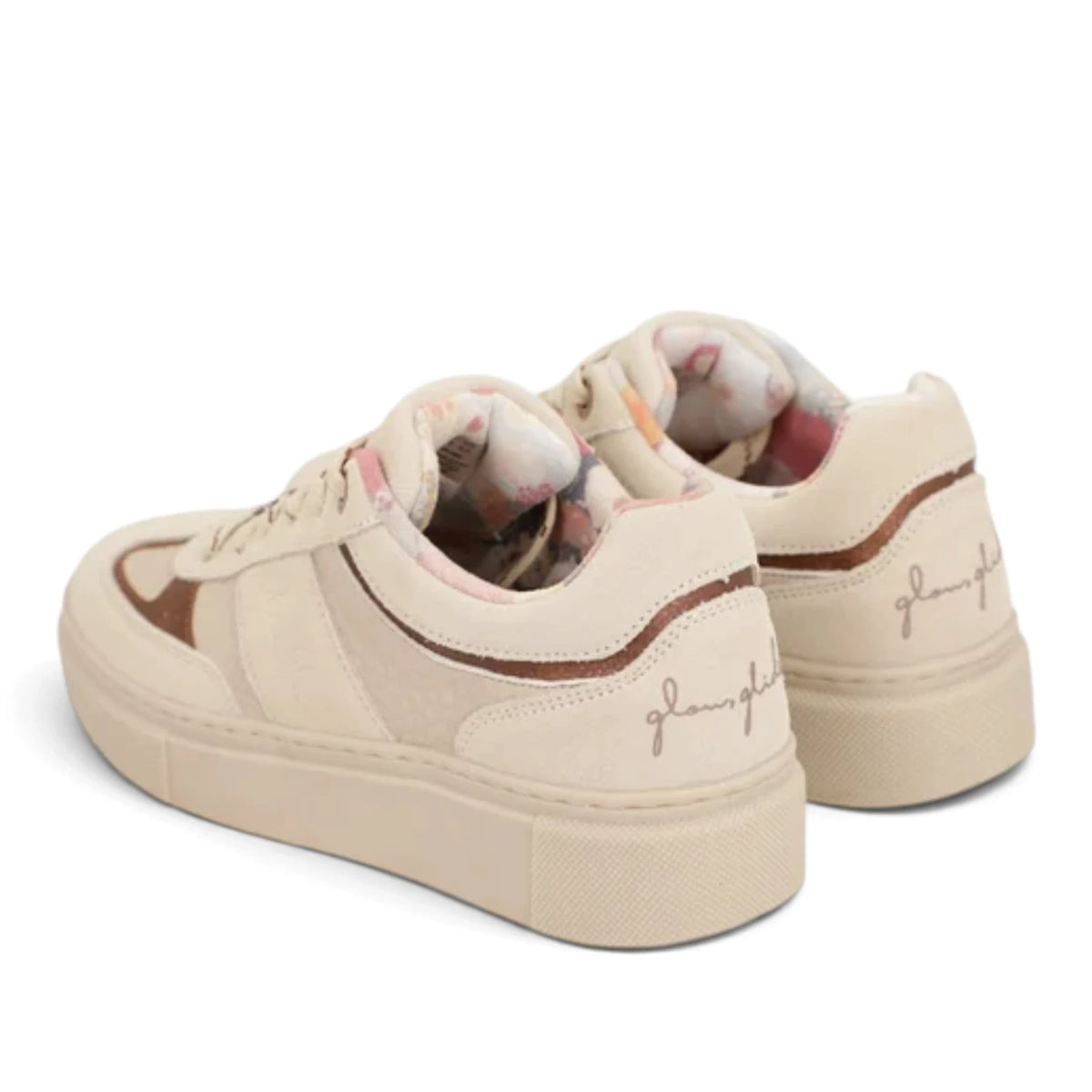 Sneakers Donna Anekke Panna in Pelle Nabuk con Dettagli a Contrasto