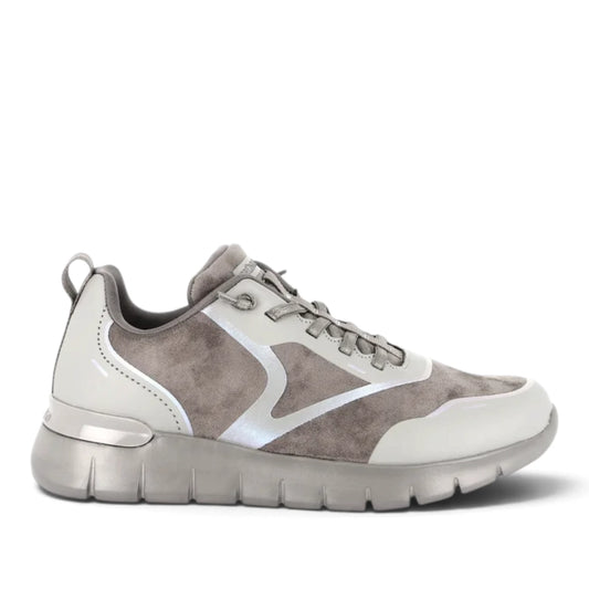 Sneakers Donna Grunland Grigio con lacci elastici Ultra Leggere