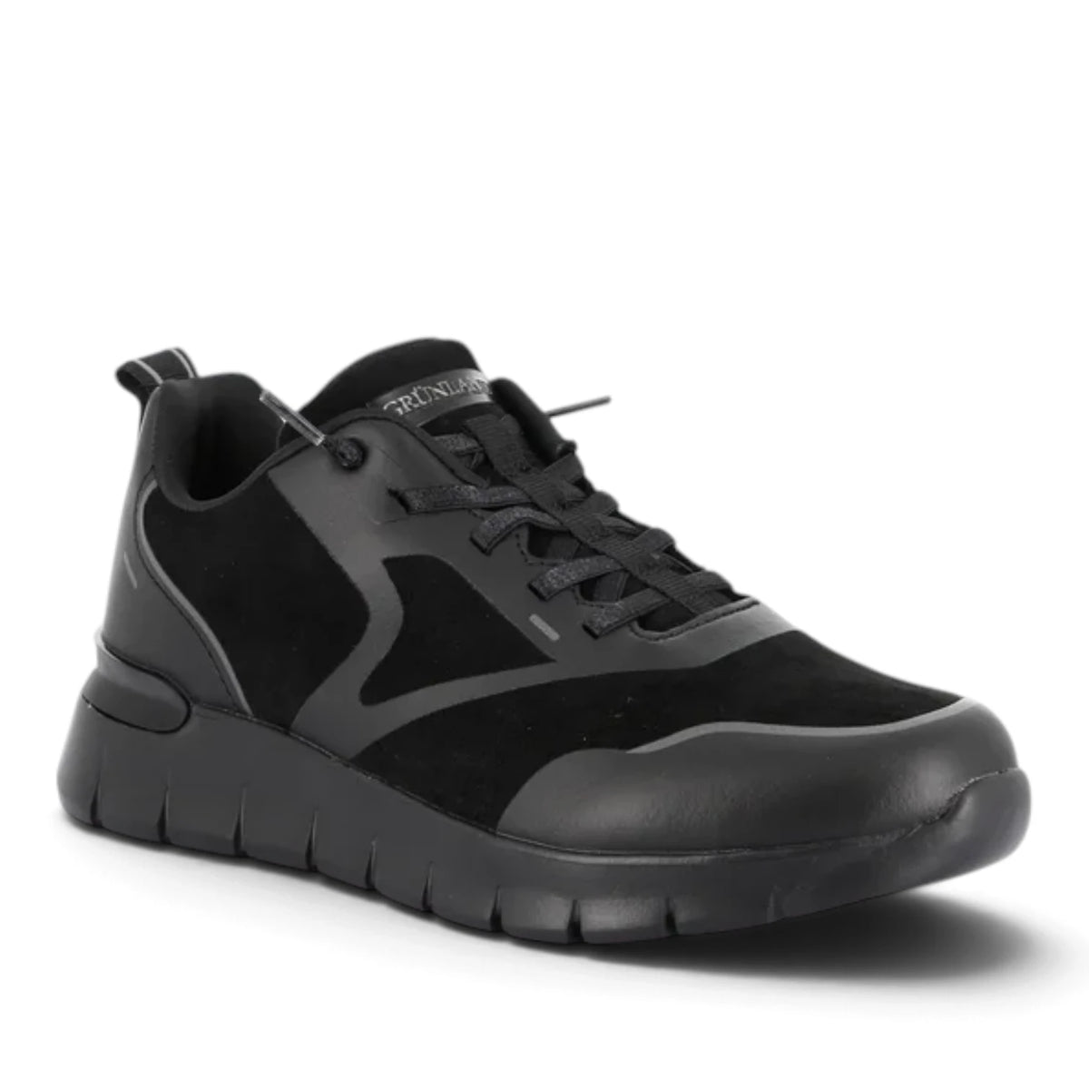 Sneakers Donna Grunland Nero con lacci elastici Ultra Leggere
